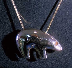 Fetish Bear Necklace (14K Gold)