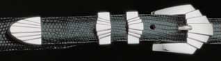 Sterling Silver Deco Buckle